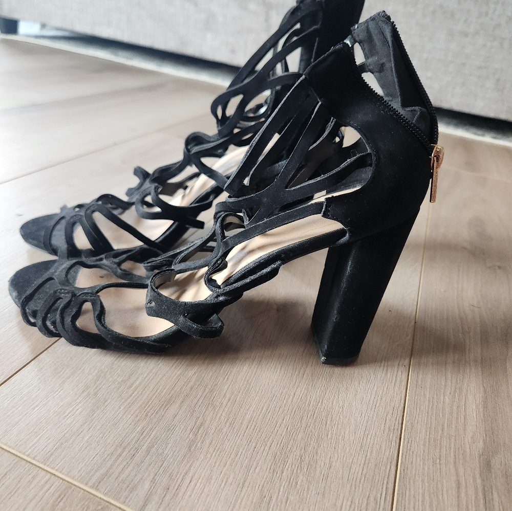 Black heels